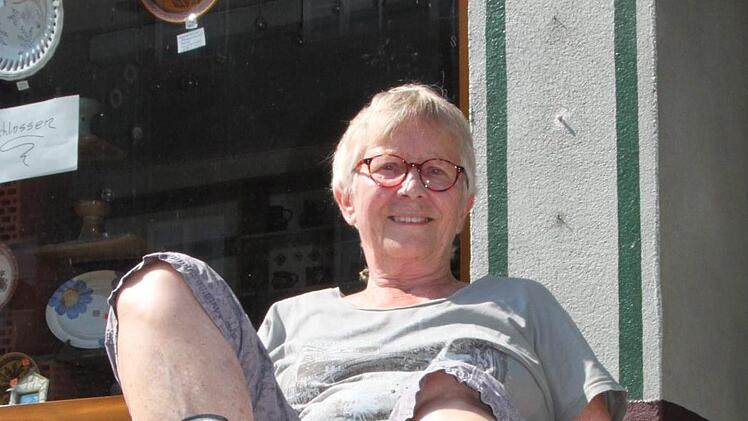 Edith Fern ist aus der Nähe von Bonn angereist, um die Radtour der MS-Gruppe mitzumachen. Foto: Ulrike Müller