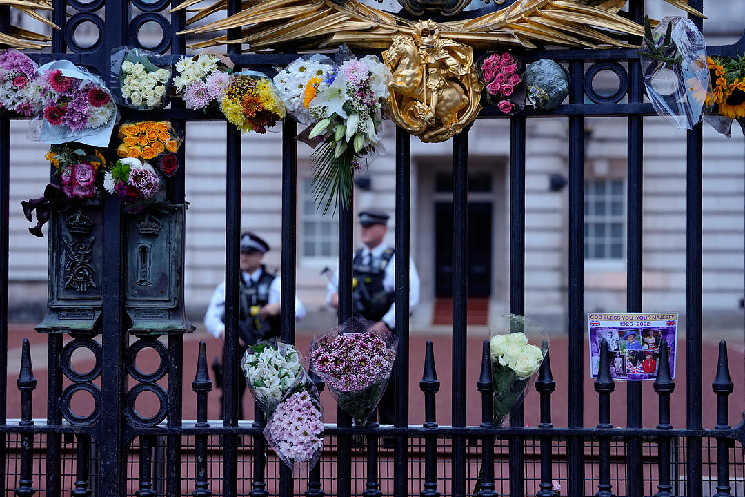 Nach dem Tod von Königin Elizabeth II. - London
