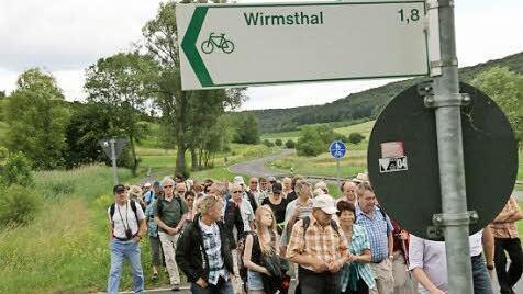 Leserwanderung von Wirmsthal nach Wirmsthal über Ramsthal und Euerdorf: Strecke, Programm und Ambiente kamen bestens an.