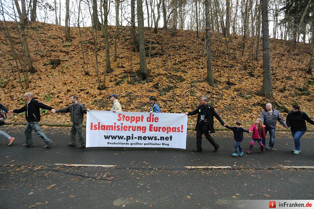 Pegida in Schirnding - Demo und Gegendemo