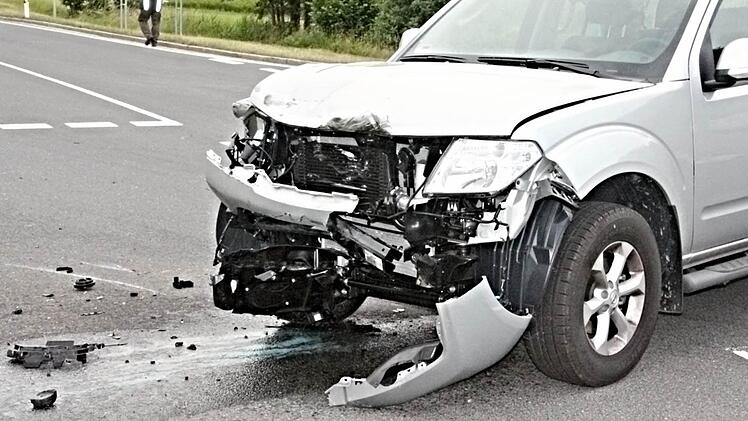 Stark in Mitleidenschaft gezogen wurde der Nissan.