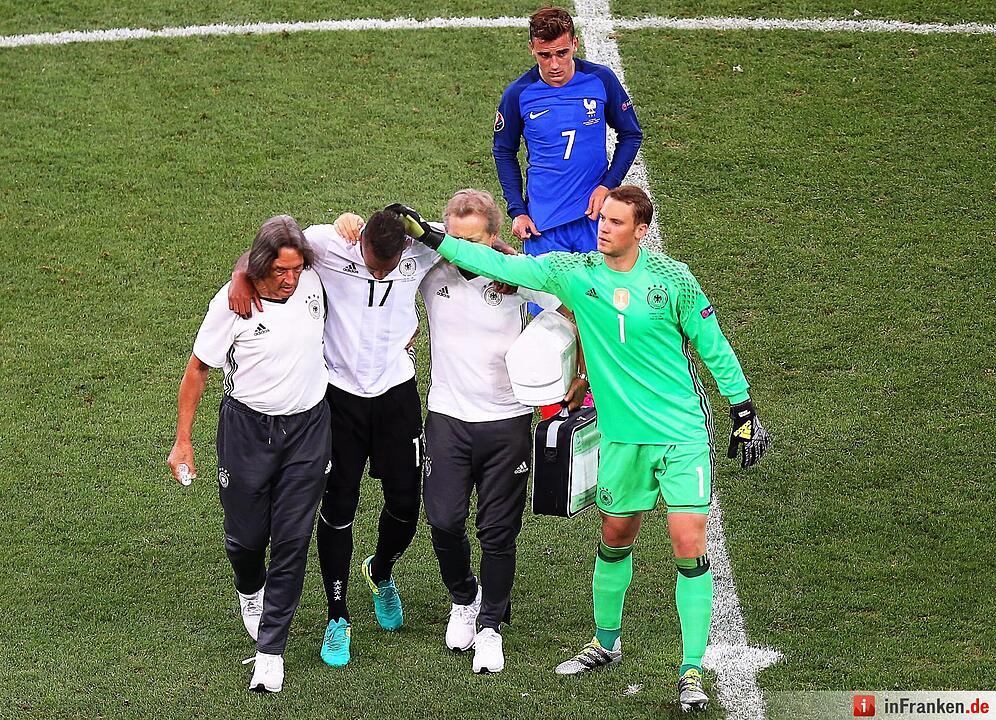 e bittere Niederlage der Deutschen