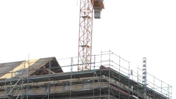 Eindrücke von der Baustelle Neumann-Flügel. Foto: Ralf Ruppert