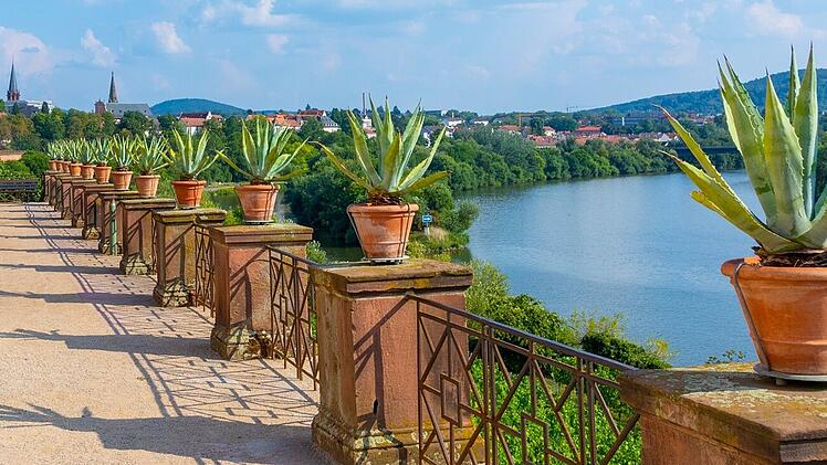 Aschaffenburg am Main in Unterfranken