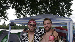 Die Besucher bei Rock im Park 2018 am Freitagnachmittag