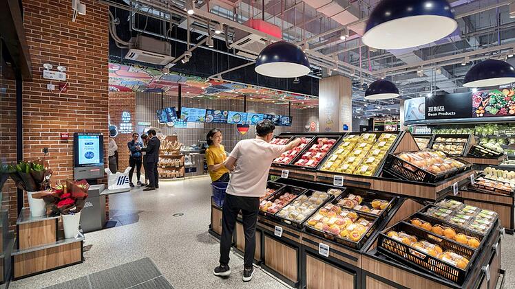 "Aldi" hat im "Reich der Mitte" bereits zwei Luxus-Filialen eröffnet. Foto: Andrew Meredith/Aldi China/dpa
