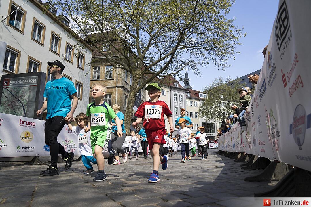 Weltkulturerbelauf in Bamberg: Der Böhnlein Bambini-Lauf 2017