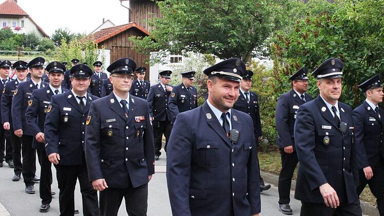 Die Stadtfeuerwehrkameraden aus Weismain