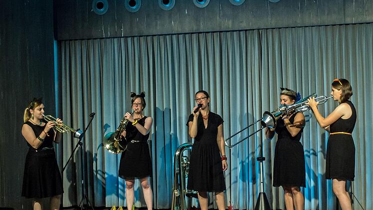 Impressionen vom Gastspiel des Quintetts Brassessoires beim Festival "Klangrenzen" in CoburgFoto: Jochen Berger