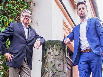 Jochen Löffler (l.) und Johannes Meitner leiten die Stadtwerke Kronach.Foto: Marco Meißner