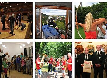 Vielfältig präsentiert sich das Vereinsleben im Landkreis Bad Kissingen. Fotomontage: Heike Beudert