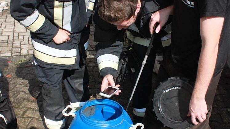 So was sieht auch die Feuerwehr nicht oft.Foto: Anette Schreiber