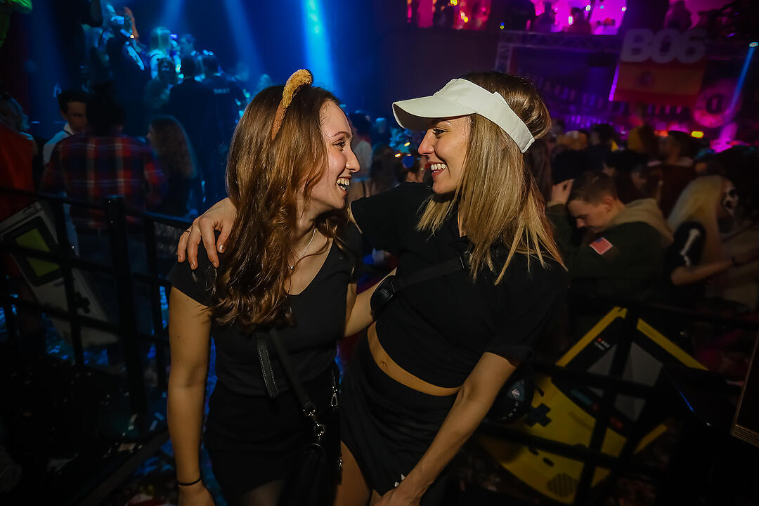 Beste Partystimmung in der Stadthalle