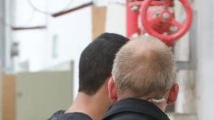 Großübung der Bundespolizei in Mainleus. Foto: Barbara Herbst