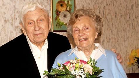 Das Jubelpaar Otto und Kunigunda Schöpf  Foto: Günther Geiling