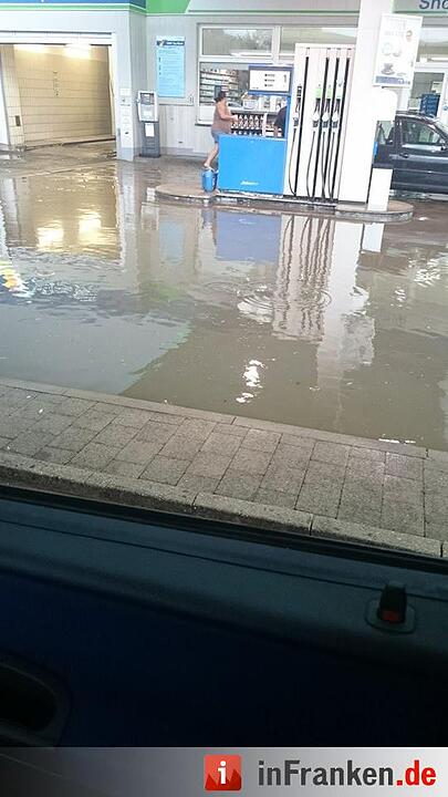 Gewitter in Franken am Mittwoch