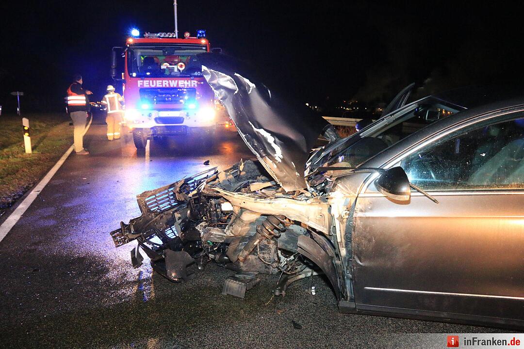 Unfall auf B26 bei Steinbach