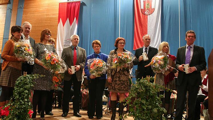 Eine der geehrten Gruppen: der Freundeskreis Krasnogorsk und das Organisationsteam der Russischen Woche