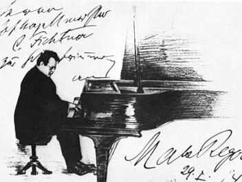 In diesem Jahr erinnert die Musikwelt an den 100. Todestag von Reger, der im Januar 1914 beim Coburger "Verein" gastierte. Foto: Archiv