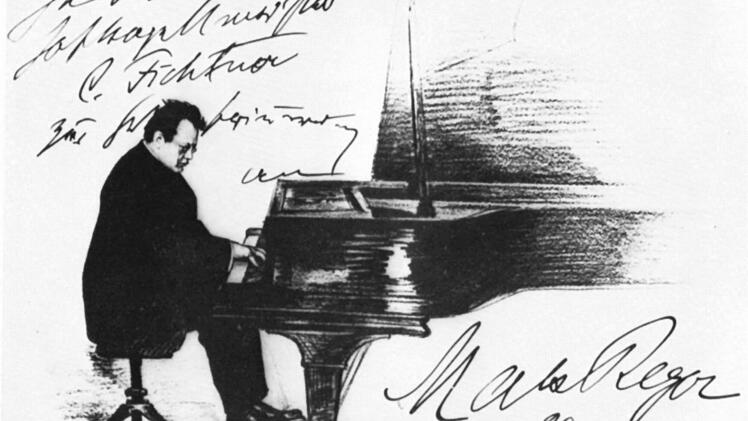 In diesem Jahr erinnert die Musikwelt an den 100. Todestag von Reger, der im Januar 1914 beim Coburger "Verein" gastierte. Foto: Archiv