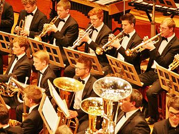 Die Euphoniumgruppe des Brass Orchesters. Fotos: Werner Vogel