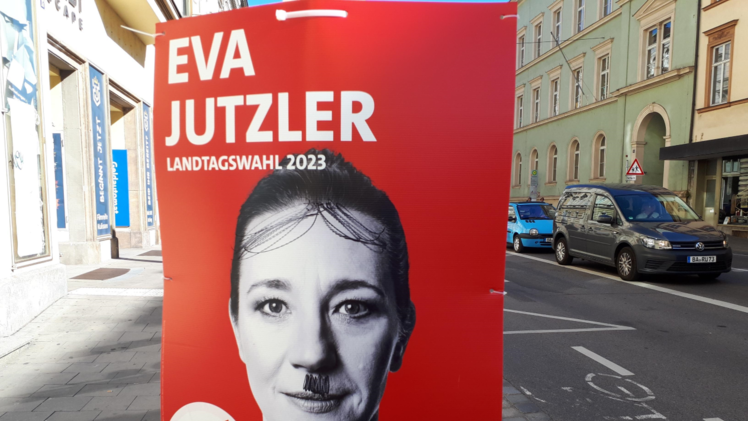 Bamberg: Mehrere Wahlplakate &uuml;bel zugerichtet - Parteien ziehen Konsequenzen