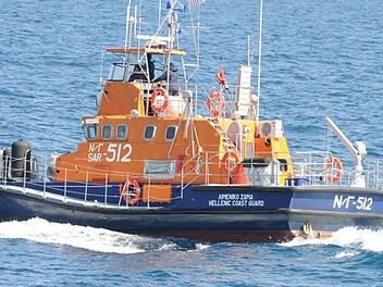 Boot der griechischen K&uuml;stenwache