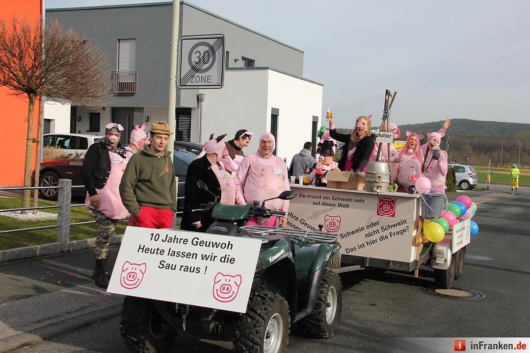 Faschingszug Oberhaid 2016