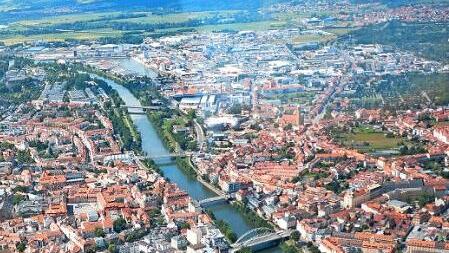 Besonders schön: Die Bamberger Innenstadt von oben