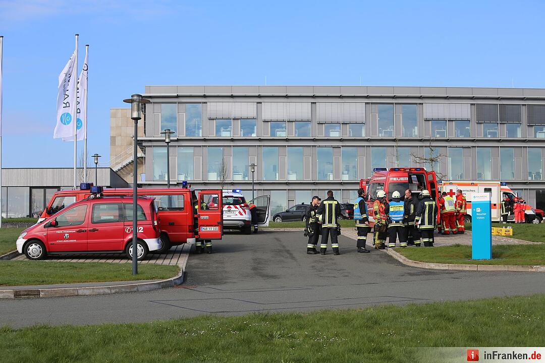 Feuerwehreinsatz bei Firma in Helmbrechts