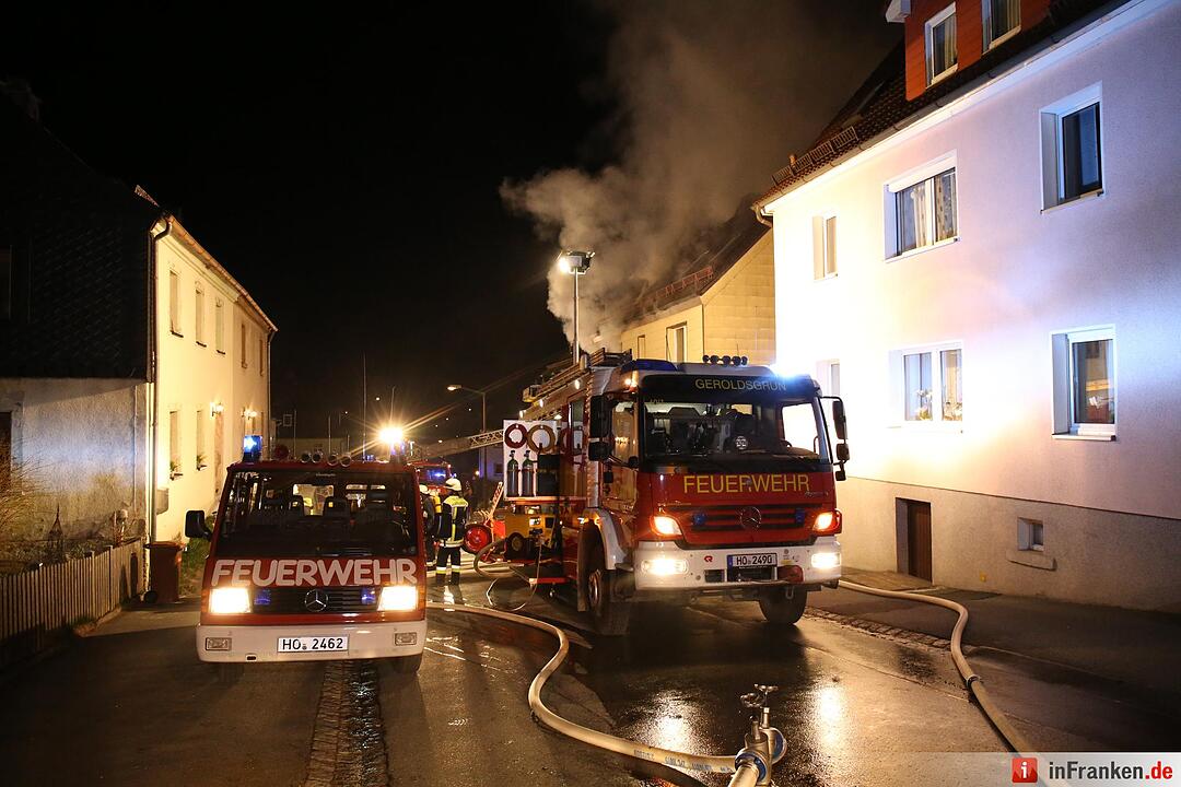 Mann stirbt bei Brand in Geroldsgrün
