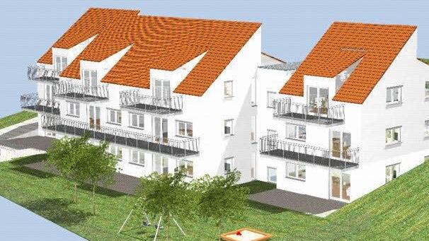 Geplante Wohnanlage "Mehrgenerationenhaus Nüdlingen"