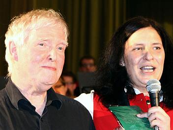 Silke Vorndran erzählt Anekdoten aus der Zeit mit Klaus Bühre. Foto: Thomas Dill