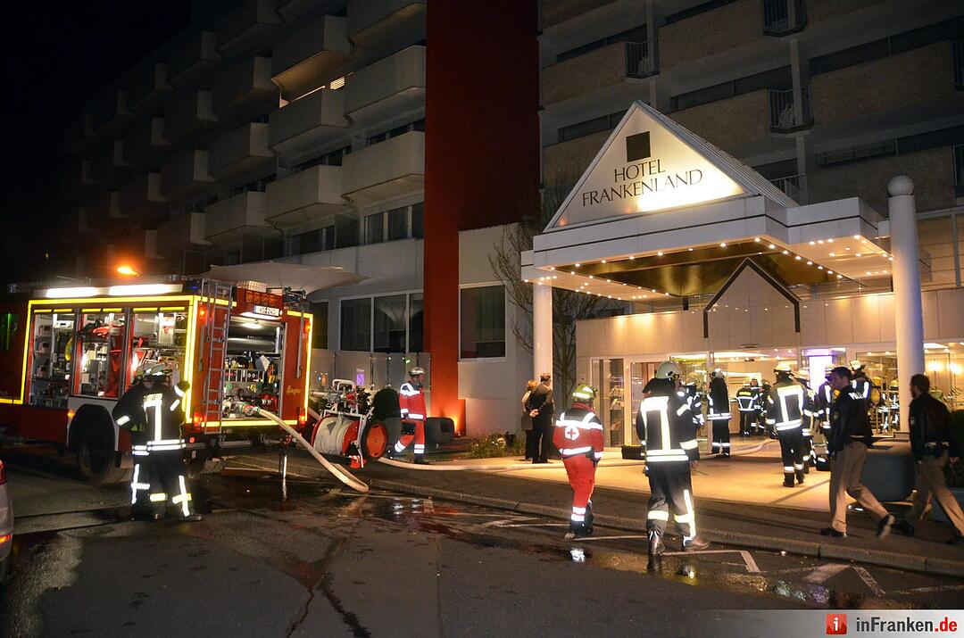 Hotelbrand in Bad Kissingen: 130 Gäste evakuiert