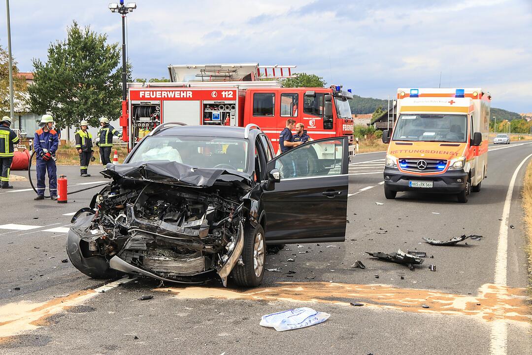 Unfall im Kreis Bamberg: Kinder nach Frontalzusammenstoß verletzt
