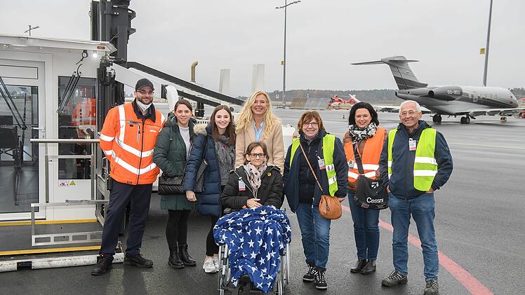 ASB Wünschewagen: Rundflug am Nürnberger Flughafen