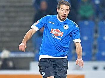 Patrick Schönfeld wechselt von Arminia Bielefeld zum FC Erzgebirge Aue und bleibt damit in der 2. Liga. Foto: imago/Dünhölter