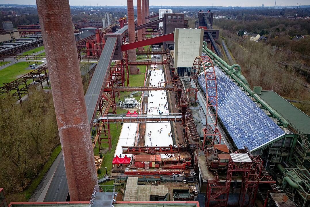 Eisbahn in der Zeche Zollverein