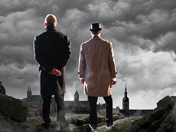 Sherlock Holmes ist mit Dr. John Watson nach Bamberg gekommen- zumindest in einem Theaterstück  pr