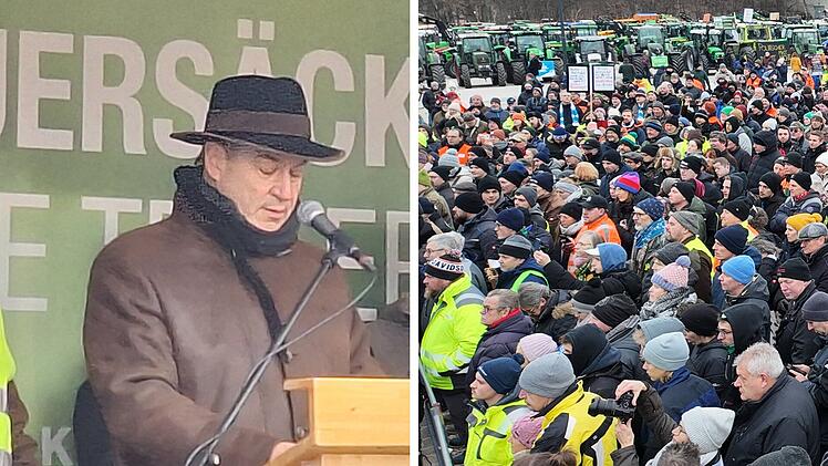 Bauernproteste in Nürnberg: Söder ignoriert Buhrufe - dann erntet er Applaus