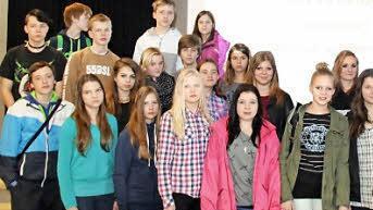 Das sind die Austauschschüler.