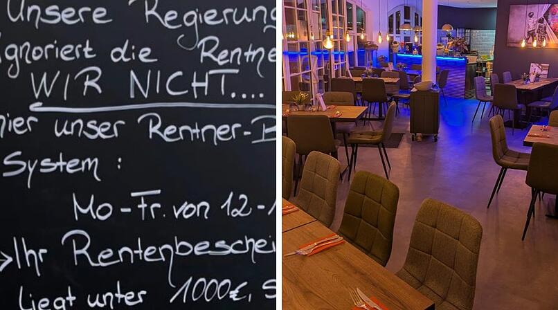 Lokal in Volkach unterst&uuml;tzt bed&uuml;rftige Rentner mit Preisnachlass