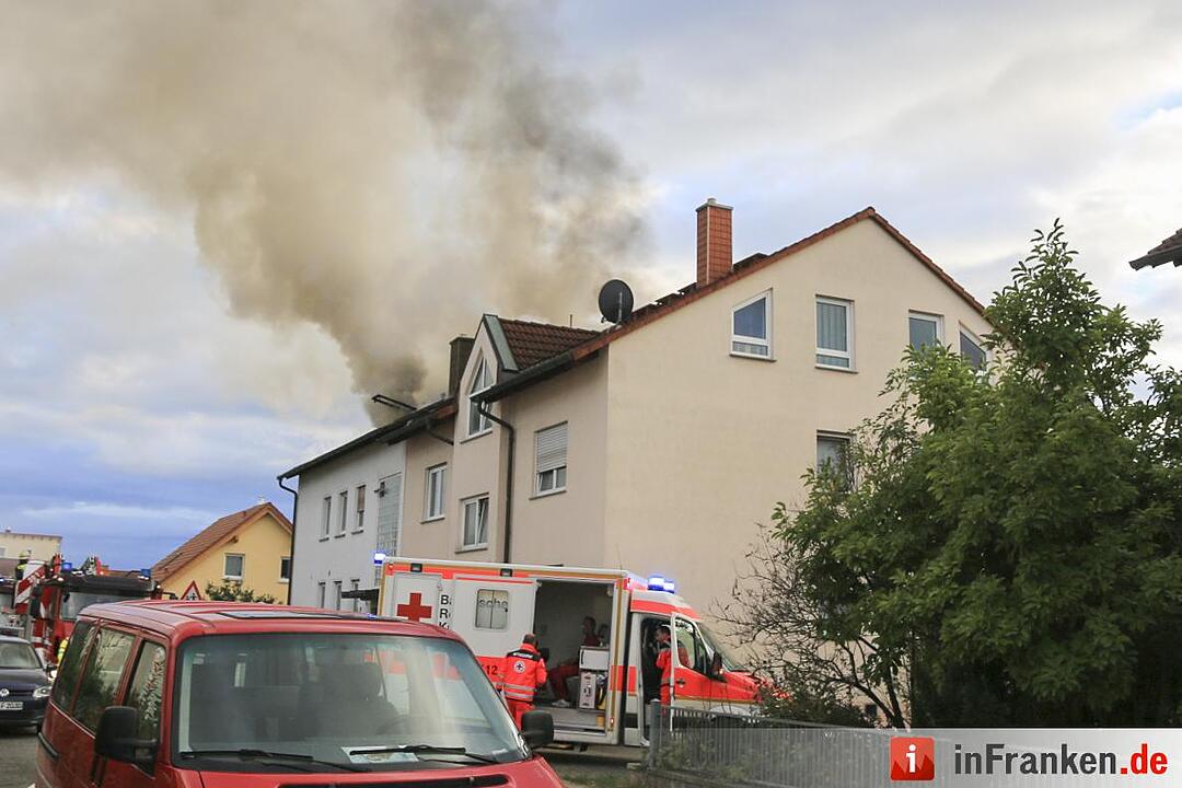 Brand in Hallstadt