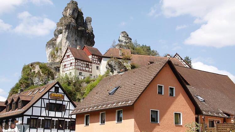 Blick auf Tüchersfeld  Foto: Reinhard Löwisch