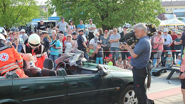 Der Kulmbacher Axel Klawuhn dreht bei der Motorrad-Sternfahrt. Corona hat ihn heuer nicht nur um diesen Auftrag gebracht Foto: privat