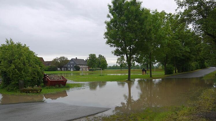 Hochwasser bei Buchenrod