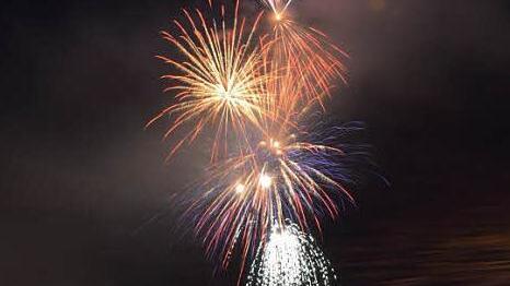 Ein fulminantes Feuerwerk beendete das Rakoczyfest.  Fotos: Peter Rauch