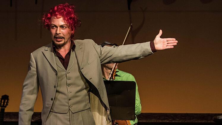 Impressionen vom Kinderkonzert "Herr Buffo und der Notendieb" im Coburger Theater in der Reithalle: Ingo Paulick.Foto: Jochen Berger