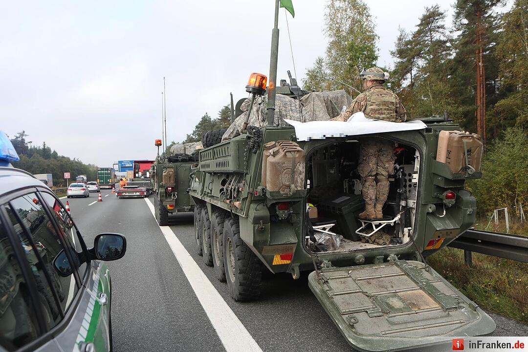 Unfall auf A6 mit US-Panzer