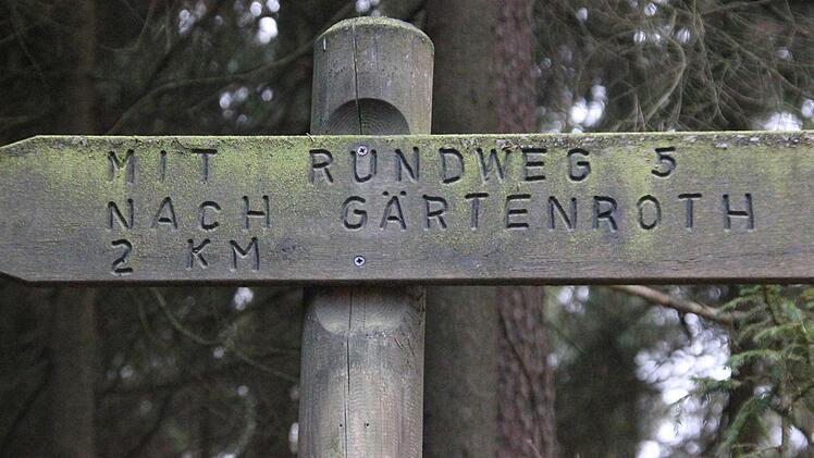 Hinweistafel an den "7 Fuhren"  Foto: Friedwald Schedel